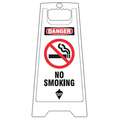 A-Frame, Sign Header Danger, No Smoking, Number of Printed Sides 2, Polypropylene
