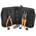 Greenlee Communications Communications Tool Kit: 6 Pieces, Electrical and Teleco mm Tools, Case