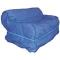 Cotton Poly Blend Furniture Cover, Blue, 109"L x 37"W