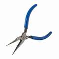 Klein Tools Needle Nose Pliers: 1-9/32" Max Jaw Opening, 5-5/8"Overall Lg, 1-3/4" Jaw Lg, 1/16" Tip Wd