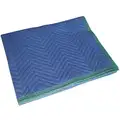 Cotton/Poly Woven Quilted Moving Pad, Blue, 72"L x 45"W