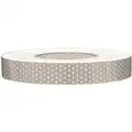 Oralite Reflective Tape: Construction/Emergency Vehicles/Utility, White, 1 in Wd, 50 yd Lg, Acrylic