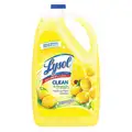 Lysol Disinfectant Cleaner, 144 oz. Jug, Sparkling Lemon & Sunflower Essence Liquid, Ready to Use, 4 PK