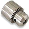 Keyed Drill Chuck, 0.125" to 0.625" Capacity, 3JT Mounting Size