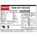 Dayton 1-1/2 HP High Torque Farm Duty Motor,Capacitor-Start/Run,1725 Nameplate RPM,115/230 Voltage