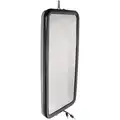 Velvac Heated West Coast Mirror; for Driver Side, 8 x 16" Mirror Head Size, 128 sq."Viewing Area, Silver