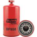Fuel Filter: 25 micron, 7 7/16 in Lg, 3 11/16 in Outside Dia., Spin-On, Manufacturer Number: BF958