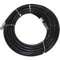 Sewer Hose: 3/8 in Hose Inside Dia., 100 ft Hose Lg, Synthetic Rubber, 3/8 in x 3/8 in Fitting Size