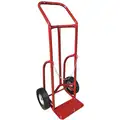 Dayton Welding Cylinder Truck,Continuous Frame Flow-Back, 500 lb., Cylinder Capacity 1, 48" H X 21"W