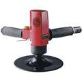 Industrial Duty Vertical Air Disc Sander with Lever Throttle, 7" Pad Size