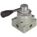 3/8" Manual Air Control Valve with 4-Way, 3-Position Air Valve Type