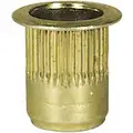 5/16-18 Flange Style Knurled Rivet Nut 17/32 Drill