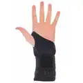 Condor Wrist Support: Ambidextrous, M Ergonomic Support Size, Black, Fits 6-1/4 to 6-3/4 in