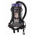 Proteam Backpack Vacuum, Corded, 159 cfm, Standard Vacuum Filtration Type, 12 lb, 2 1/2 gal