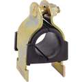 Strut Mounted Cushioned Clamp, Electro Galvanized Gold