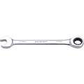 Westward 17mm, Ratcheting Combination Wrench, Metric, Full Polish Finish, Number of Points: 12