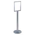 Visiontron Sign Holder: Pedestal Mounting, 11 in x 14 in