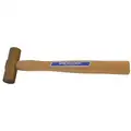 Brass Mallet,12 oz Head Weight,Hickory Handle Material