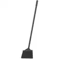 Tough Guy Lobby Broom: 6 in Sweep Face, Medium, Synthetic, Black Bristle, 4 in Bristle Lg, Plastic