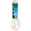 Power First 6 ft. Indoor Extension Cord; Max Amps: 15.0, Number of Outlets: 1, Beige