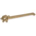 Brass Alloy Drum Plug Wrench, Fits Hexagonal Or Square Plugs, Male Or Female Type Bungs, Fittings An