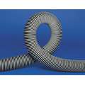 25 ft. Thermoplastic Rubber Industrial Ducting Hose with 3.3" Bend Radius, Black/Gray