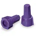 Ideal Twist On Wire Connector, Application Aluminum to Copper, Wire Connector Style Wing, Color Purple