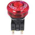 Omron Sti 16mm LED 1NC Illuminated Emergency StoPush Button with Maintained 2 Position Push-Lock/Turn-Reset