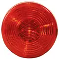 Imperial 2" Clearance Marker Lamp, 30 Series, Incandescent, Red Round, 1 Bulb, PC Rated, PL-10, 12 V