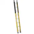 Werner 8 ft. Fiberglass Manhole Ladder with 375 lb. Load Capacity, Round Rungs