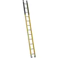 Werner 12 ft. Fiberglass Manhole Ladder with 375 lb. Load Capacity, Round Rungs