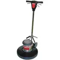 Dayton Floor Scrubber/Polisher, Dual Speed, 20" Machine Size, 185/330 rpm Brush Speed, 115VAC @ 15A, 60 Hz