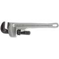 Aluminum 12" Straight Pipe Wrench, 2" Jaw Capacity