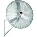 Dayton 36" Standard-Duty Industrial Fan, Stationary, Ceiling, Post, Wall, 115 VAC
