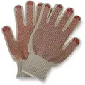 Knit Gloves, L, Heavyweight, Cotton/Polyester, Nitrile Glove Coating Material, 1 PR