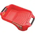 Handy Paint Products Paint Tray: 12 7/8 in Overall Wd, 1 gal Capacity, 22 in Overall Lg