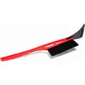 Snow Brush & Scraper, 22" Handle, Plastic, Red