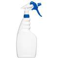 Trigger spray bottle, White, HDPE, 32 oz.