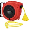 Extension Cord Reel Retractable, 40' 3 Outlets Indoor