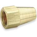 Long Nut,5/8 In,Tube,Brass,Pk