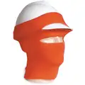 Hard Hat Liner, Universal, Orange, Covers Head, Ears, Face, Neck, Over The Head