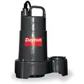 3/4 HP Submersible Sump Pump, No Switch Included Switch Type, Cast Iron Base Material