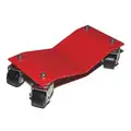 Single Auto Dolly, 2, 500 lb. Lifting Capacity, 8 in. x 16 in. x 4 in., 1-5/8 in. x 2-1/2 in. Tire Size