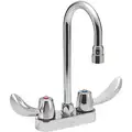 Gooseneck, Kitchen Sink Faucet, Bathroom Sink Faucet, Wristblade Faucet Handle Type, 1.50 gpm