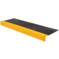 Rust-Oleum Yellow/Black, Plastic/Fiberglass Stair Tread Cover, Installation Method: Adhesive or Fasteners, Squa