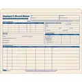 Employee Record File Jacket: 11 3/4 in Lg, 11 3/4 in Wd, 15 PK
