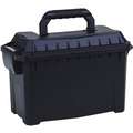 Plastic Portable Tool Box, 9-7/32"H x 4-1/4"W x 6", Black