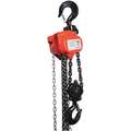 Manual Chain Hoist, 6000 lb. Load Capacity, 20 ft. Hoist Lift, 1-29/64" Hook Opening