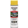 Rust-Oleum Athletic Field Striping Paint: Inverted Paint Dispensing, Yellow, 20 oz.