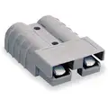 Anderson Power Products Power Connector, Gray, 6 Wire Size (AWG), 0.221" Max. Wire Dia.